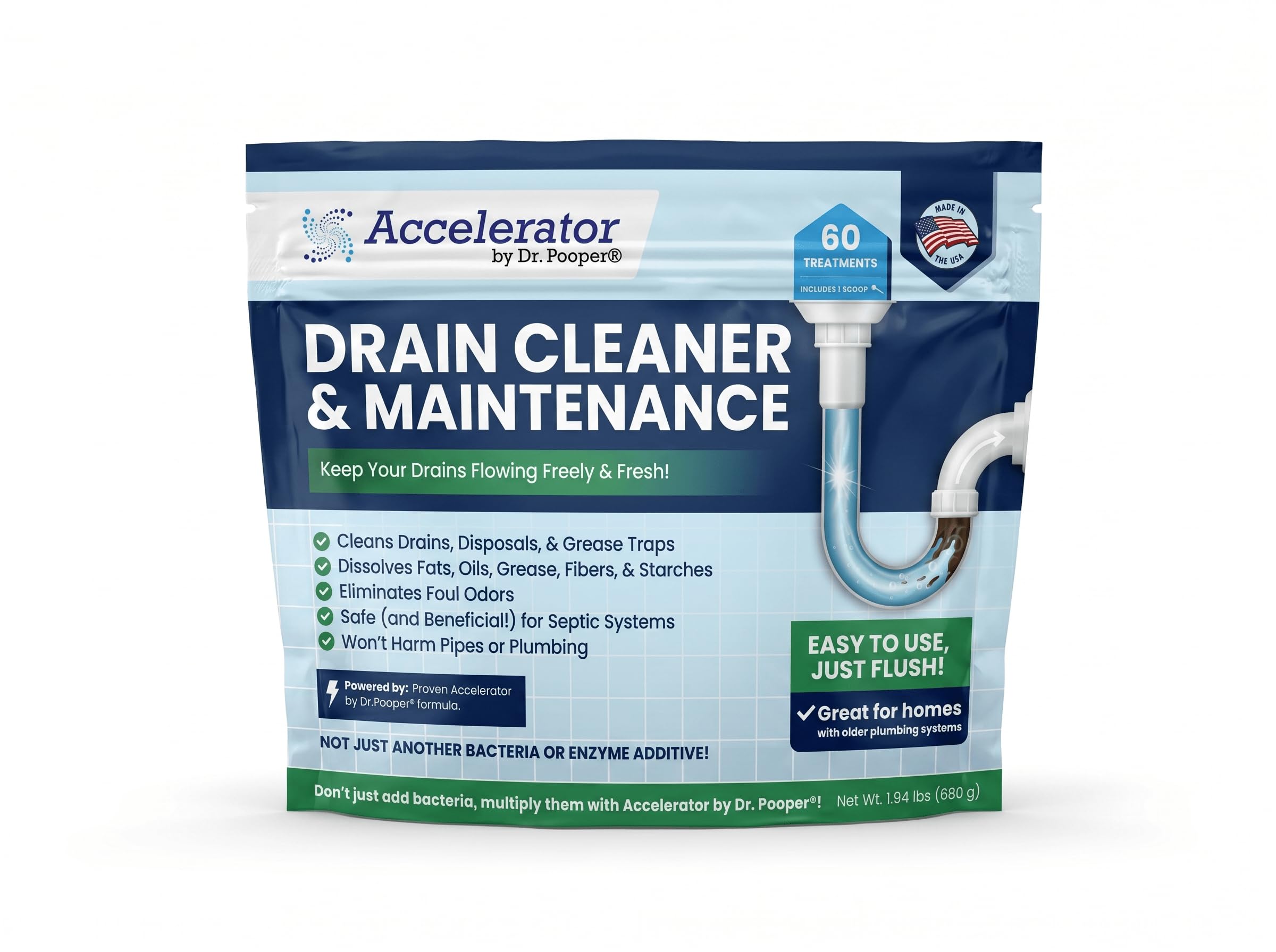 Dr. Pooper Drain Cleaner