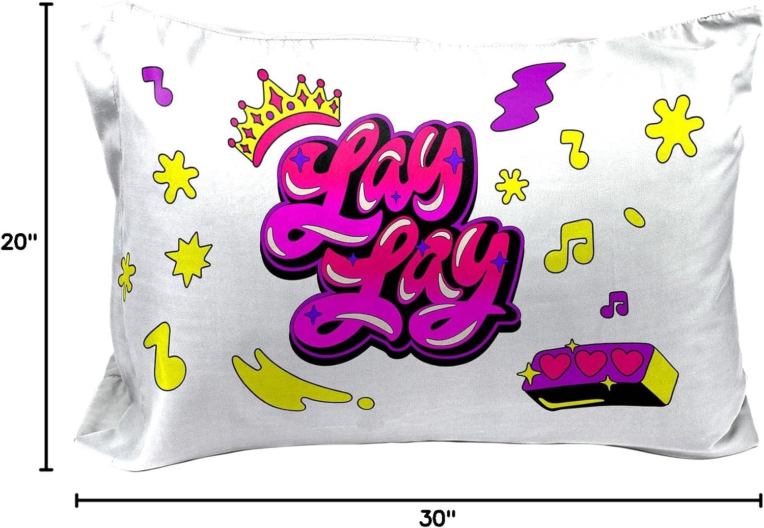 Nickelodeon That Girl Lay Lay Hey Ya'll 1 Single Reversible Pillowcase - Double-Sided Kids Super Soft Bedding (Official Nickelodeon Product)