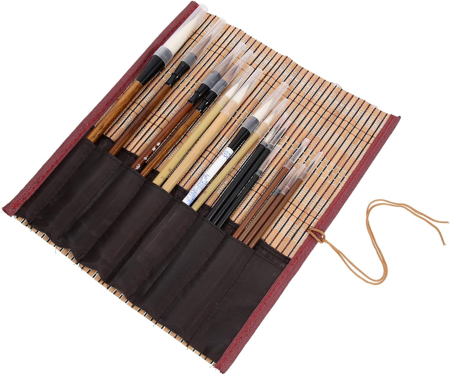 15pcs Beginner Drawing Brush Chinese Painting Brush Calligraphy Pens for Boys and Girls Portable Writing for Birthday