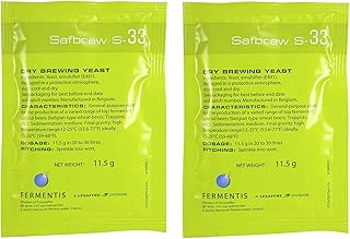Safbrew S-33 Ale Yeast, 11.5g - 2-Pack