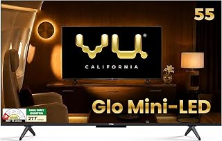 Vu California 139cm (55 inches) Glo MiniLED Google 4K TV VUGLOMINILED 2026