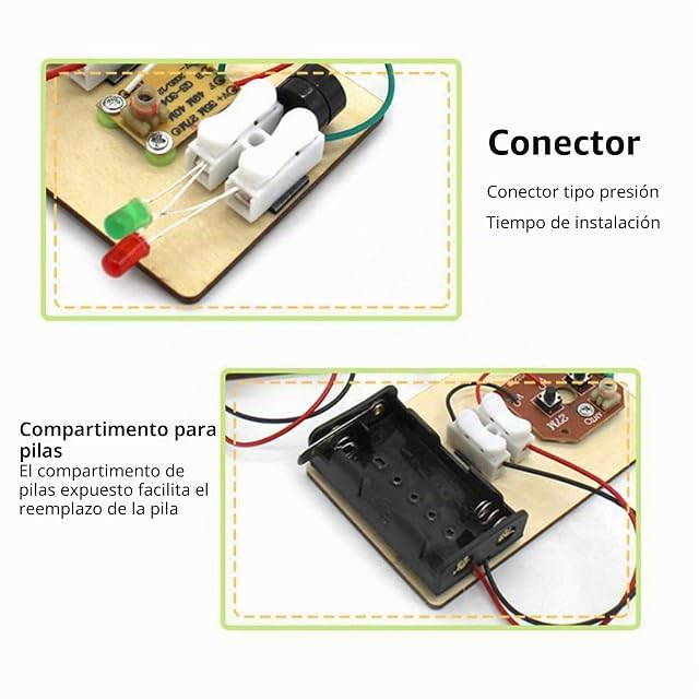 Foto 3 de 7 de Kits, Aprender CóDigo Morse, Construir MáQuina de TeléGrafo, Experimento de Circuito EléCtrico