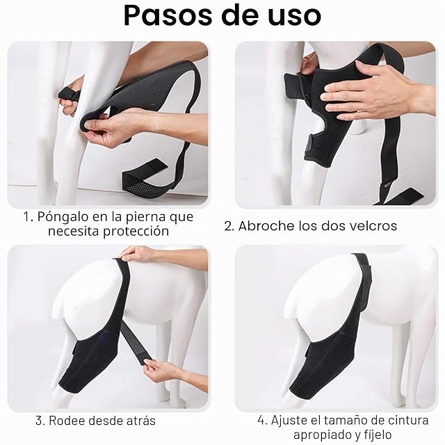 Foto 7 de 8 de Teksome Cadera para Perro - Soporte para displasia Cadera para Perros,Cadera Pierna Trasera con Tira Metal…