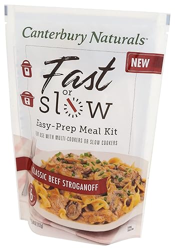Miniatura 5 de Canterbury Naturals Kit de comida rápida o lenta de preparación fácil, Stroganoff de carne clásica, bolsa de 5.4 onzas (paquete de 3)