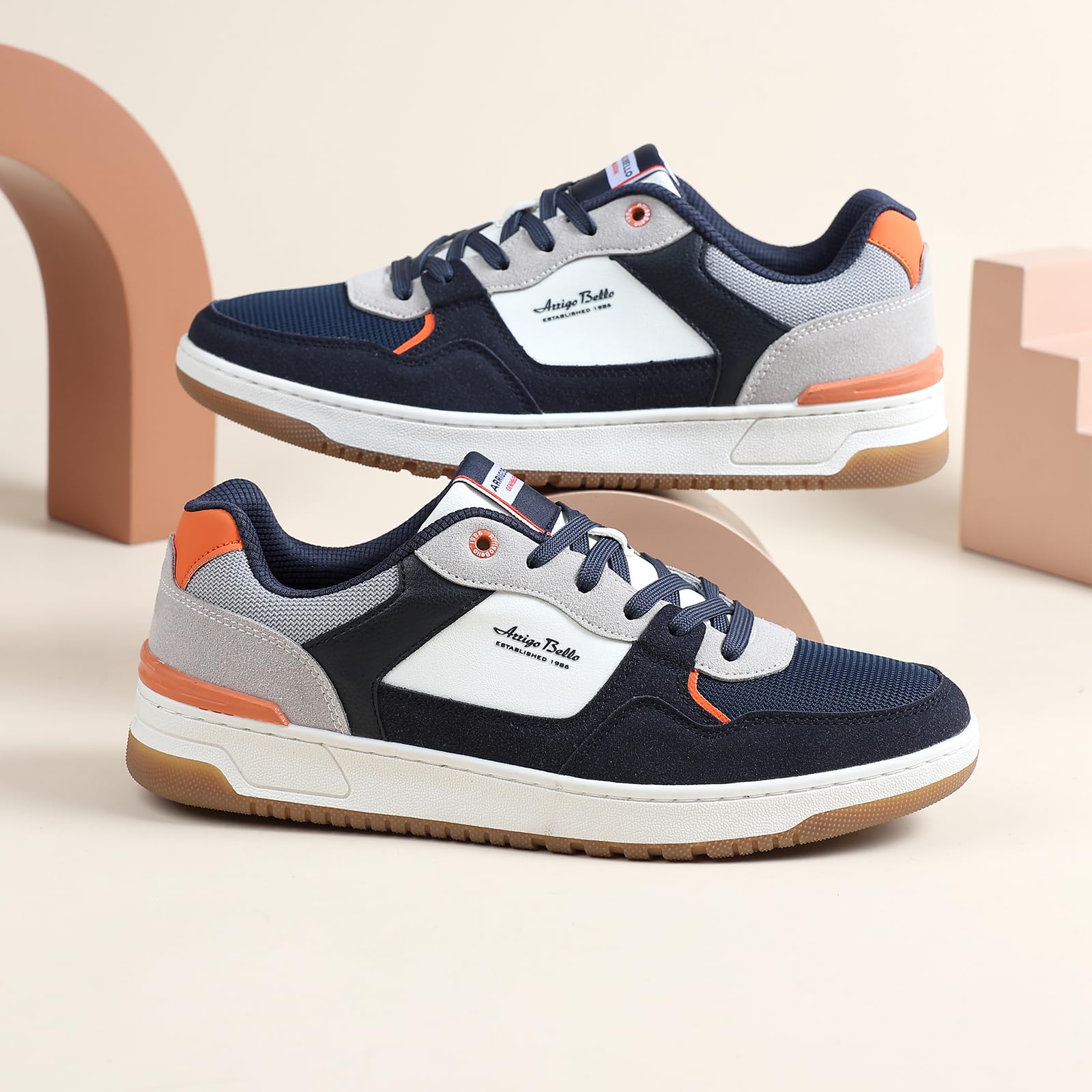 AX BOXING Sneaker Herren Schuhe Mode Herrenschuhe Freizeitschuhe Walkingschuhe Atmungsaktiv Trainers Leichte Turnschuhe Größe 41-46 EU