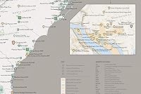 Vista 3 de NPS x USFS x BLM x FWS Interagency Federal Lands Map 24x36 Póster: Parque Nacional, Bosque, Sistemas de Refugio de Vida Silvestre, Tierras Blanco