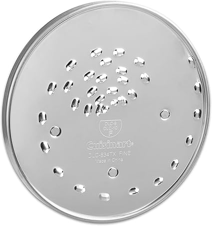 Cuisinart DLC-834TX-1 Replacement Stainless Steel Fine Shredding Disc Blade Fits Models DFP-11, DFP-7BC, DLC-10, DLC-2007N, DLC-2011, & DLC-8 Only OEM