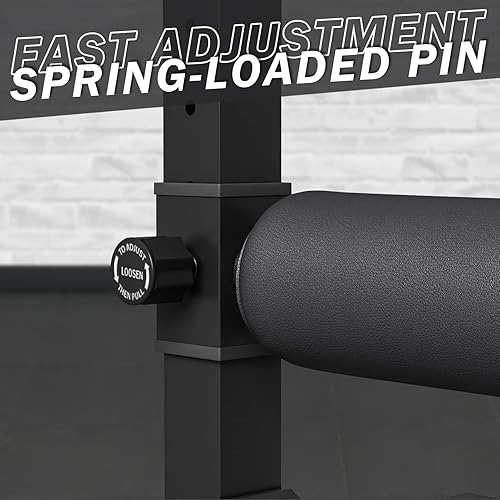 Miniatura 4 de GMWD Bulgarian Split Squat Stand, Single Leg Squat Roller, Single Leg Squat Stand, Lower Body Specialty Machine