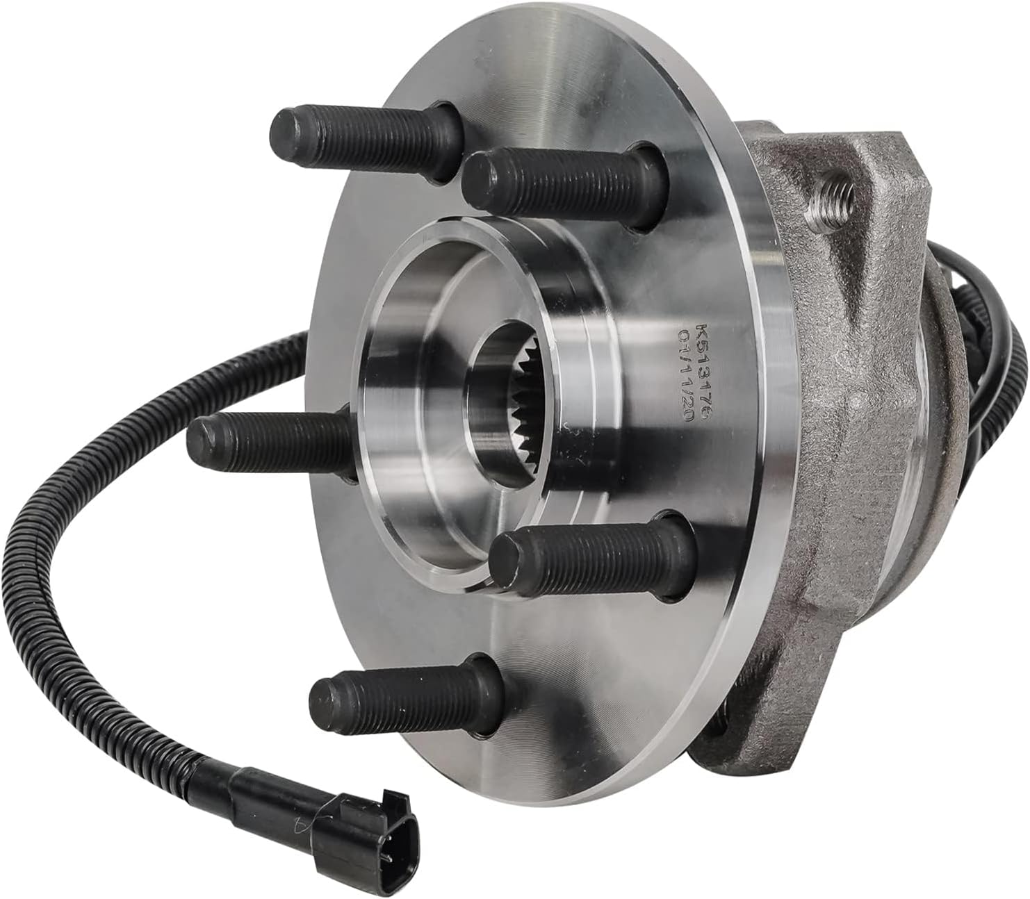 Detroit Axle - 4pc Front Wheel Bearing Hubs Kit for Jeep Liberty 2002-2007, 2 Wheel Hub Bearings Assembly 2 Outer Tie Rod End Links 2003 2004 2005 2006 Replacement