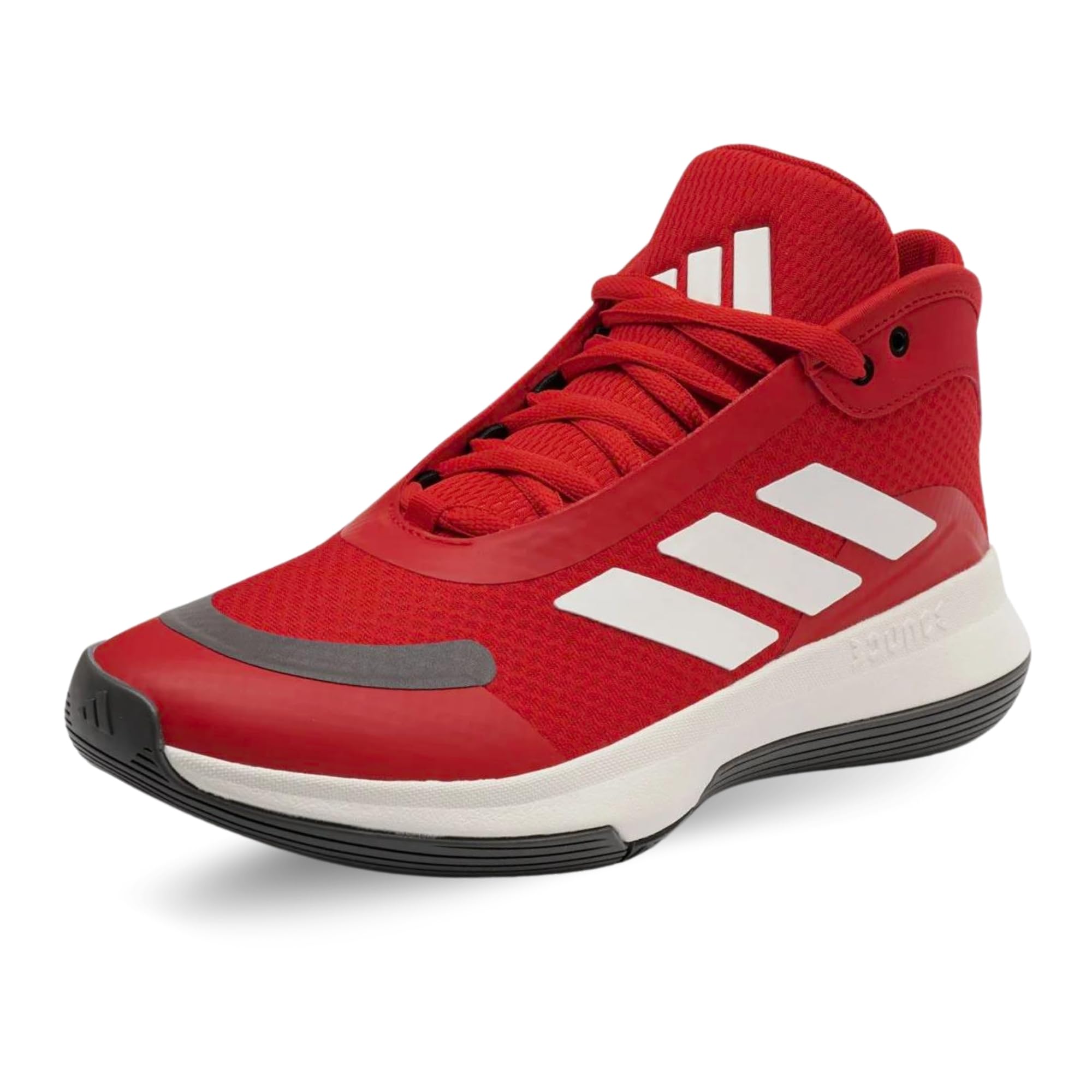 adidas Unisex - Adulto Bounce Legends Trainers, Better Scarlet/Cloud White/Charcoal, 46 EU