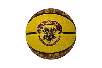 KAIZEN Harry Potter Firebolt Basketball – Size 5 | 8-Panel Rubber Moulded Ball | Durable Outdoor & Indoor Play (Maroon Yellow)