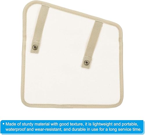 Miniatura 4 de PATIKIL Bolsa para reposabrazos para silla de playa, paquete de 2 sillas plegables con bolsillo lateral, portátil, para libros, aperitivos, bolsa de