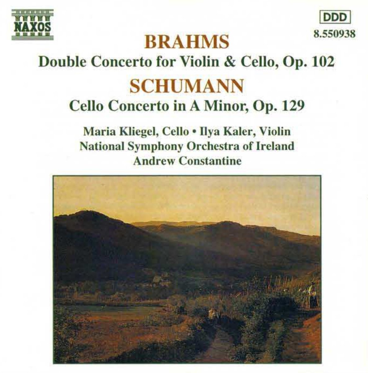 Double Concerto For Violin & C [Audio CD] Brahms and Schumann