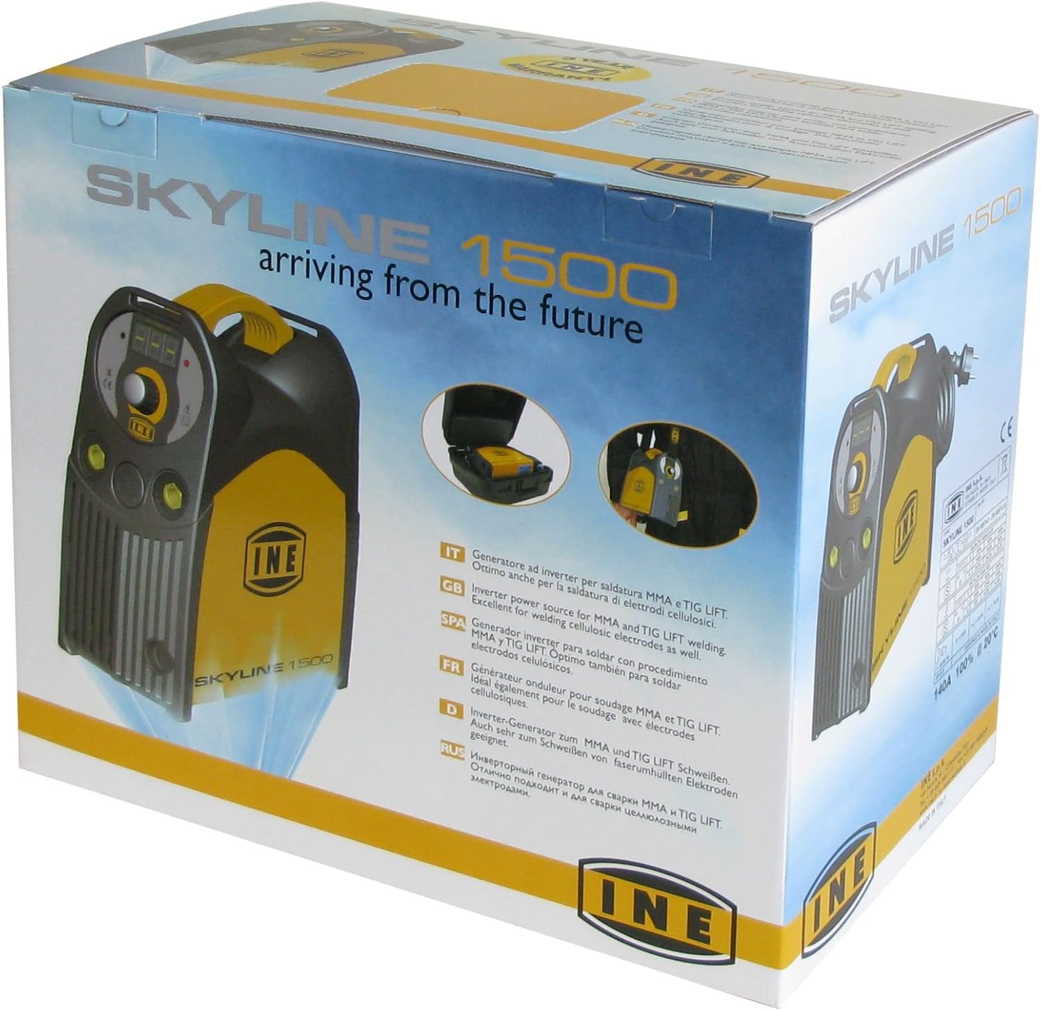 🔥 Flash Sale INE SKYLINE 1500 Inverter Power Source 230 Volt AC Welder for Stick Welding and Tig DC Lift Arc