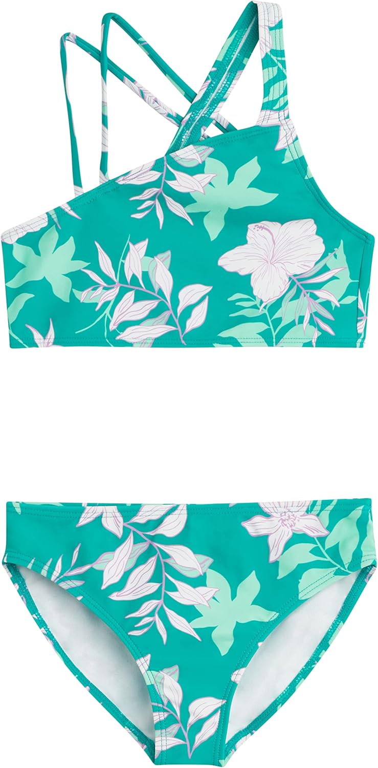 Kanu Surf Girls' Julia UPF 50+ Beach Sport Angle Bikini