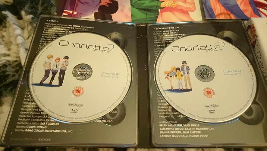 Charlotte（シャーロット）コンプリート DVD-BOX2 (8-13話 168分) 麻枝准 アニメ [DVD] [Import] [PAL 再生環境をご確認ください] dwos6rj Amazon.co.jp: Charlotte(シャーロット)コンプリート DVD-BOX2 (8-13話