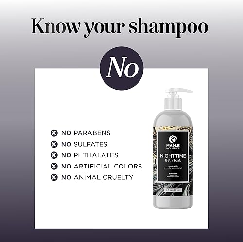 Miniatura 4 de Baño de burbujas nocturno de lujo para mujeres, baño de aromaterapia para dormir, fórmula vegana relajante y nutritiva con aceite esencial de