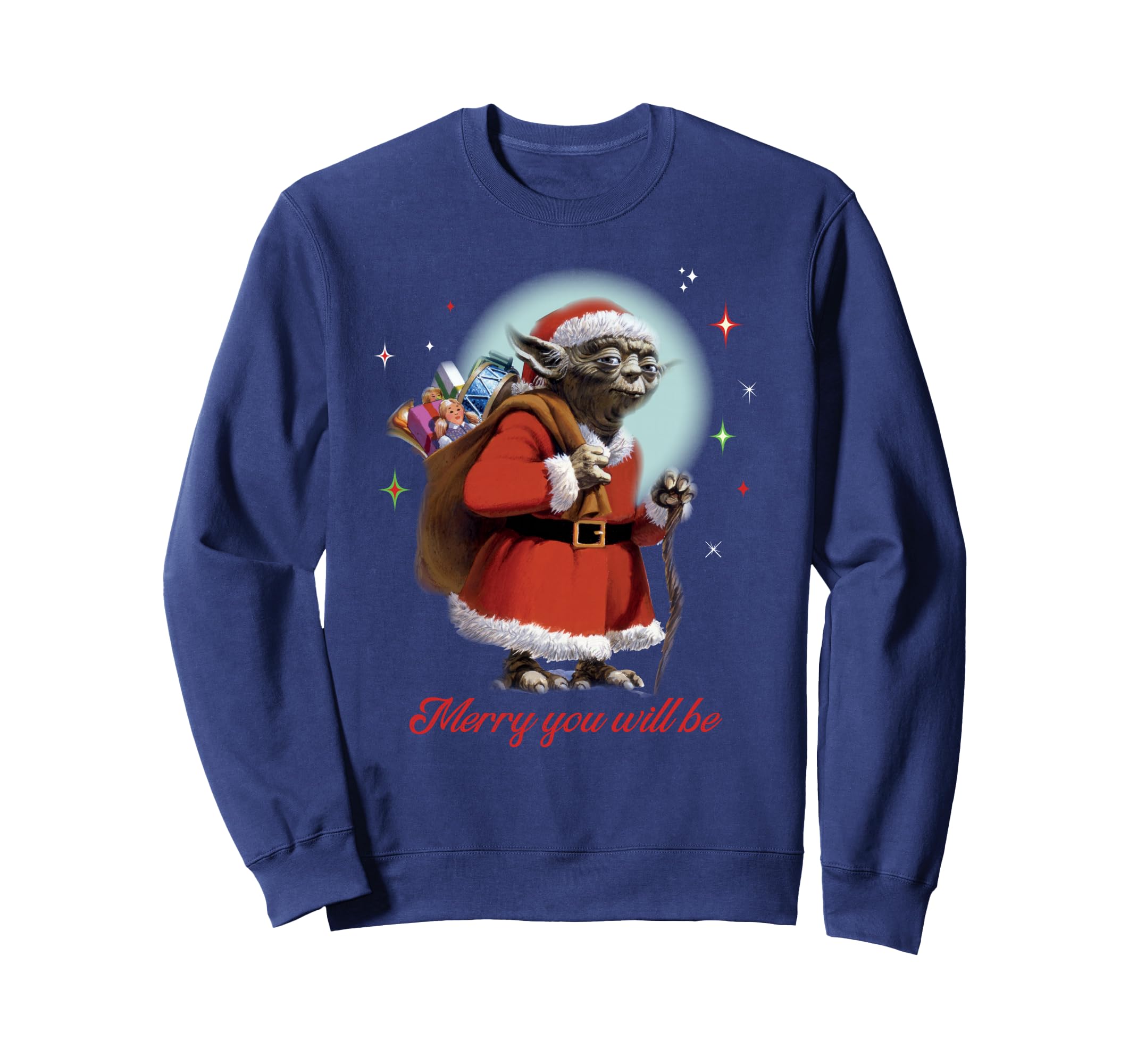 Sweatshirt Star Wars Santa Yoda de Noël pour fan de pop culture - 2