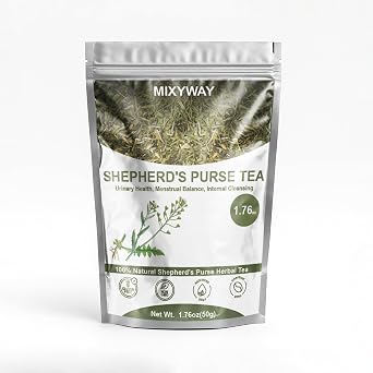 MIXYWAY Shepherds Purse Tea Loose Leaf 1.76 OZ 50 g.