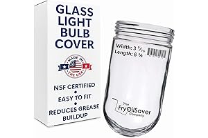 FryOilsaver Walk-in Refrigerators Globe Light Cover | Metal Cage Protector