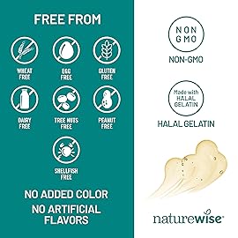 NatureWise Extra-Strength Omega 3 Fish Oil Supplement - 1000mg per Serving - 600 EPA & 400 DHA and Vitamin E - Support for Heart & Brain Health - Lemon Flavor, GMO-Free - 60 Softgels[1-Month Supply]