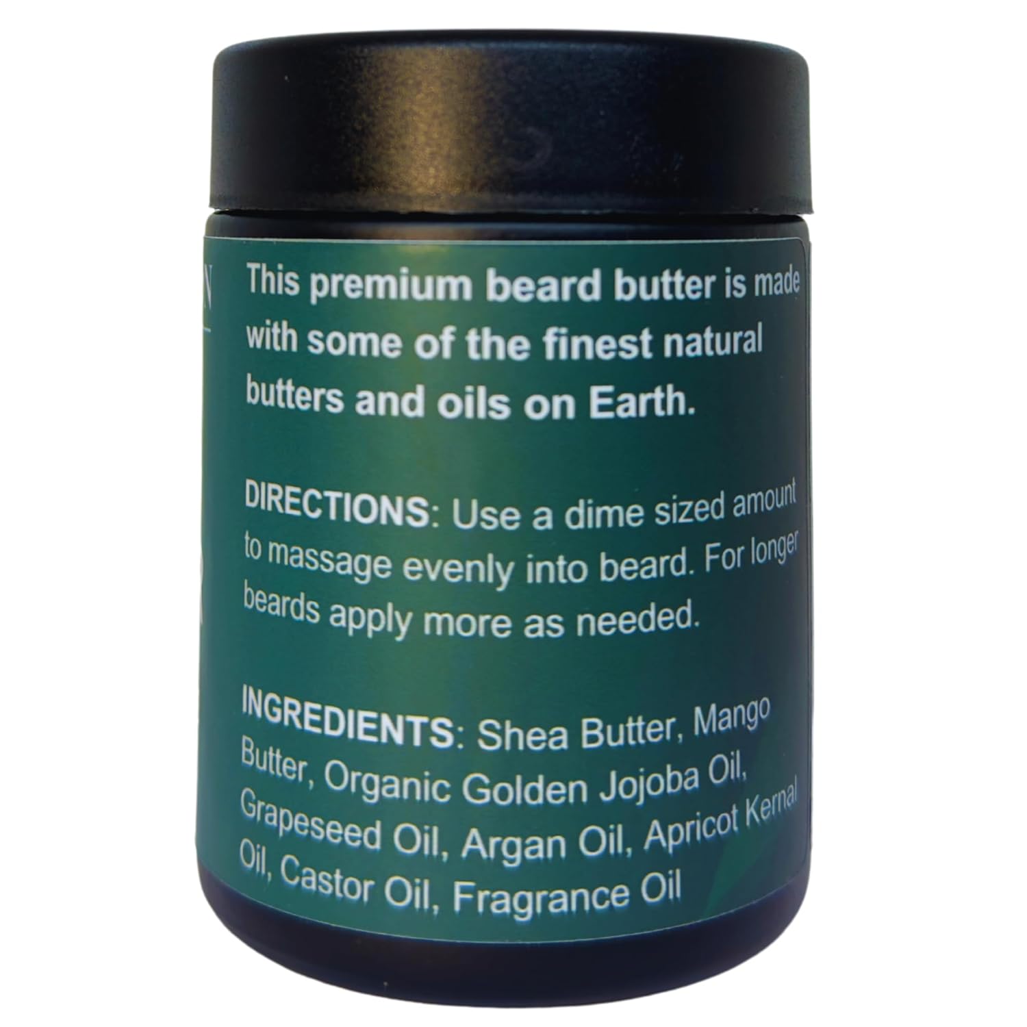 Prohibition Soap Beard Butter | Absinthe | Conditioning, Hydrating Beard Cream With Organic Golden Jojoba Oil and Argan Oil, for All Beard Types, 4 Ounce