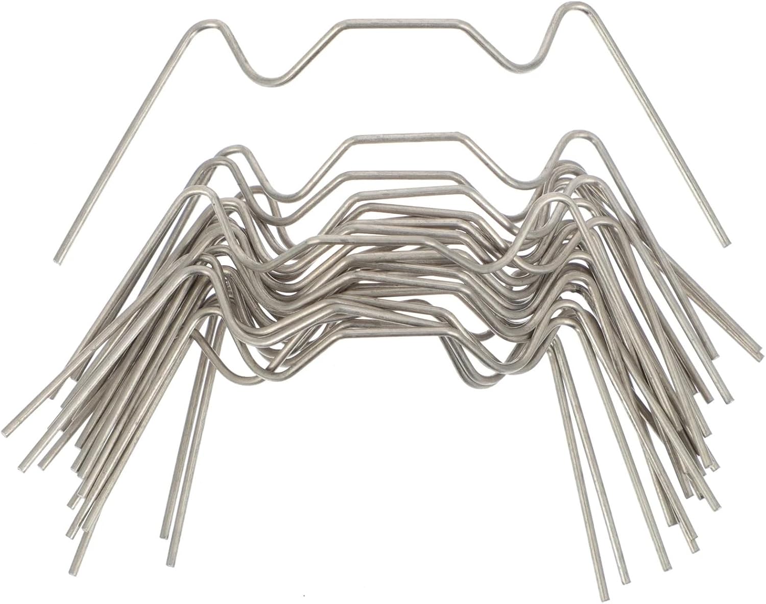 Greenhouse Glass Clamp Wire 100 Pcs Stainless Steel Greenhouse Glass Spring Wire Glazing Clip Garden Supplies