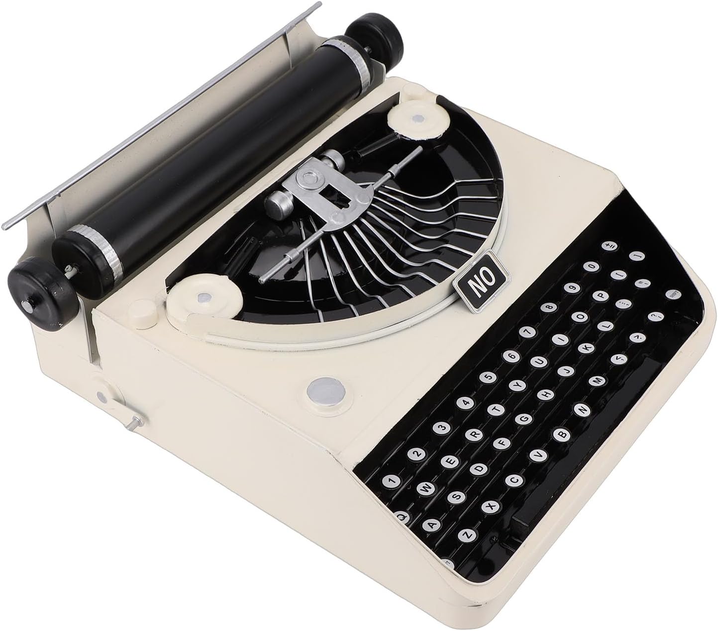 Vintage Typewriter Model Handmade Retro Typewriter Props Ornament Desktop Decor for Studios Offices