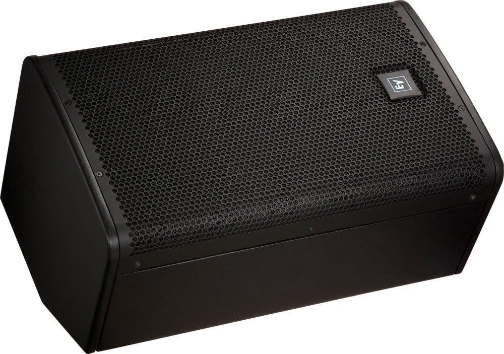 Electro-Voice ELX112P loudspeaker positioned on its side, angled as a floor monitor.