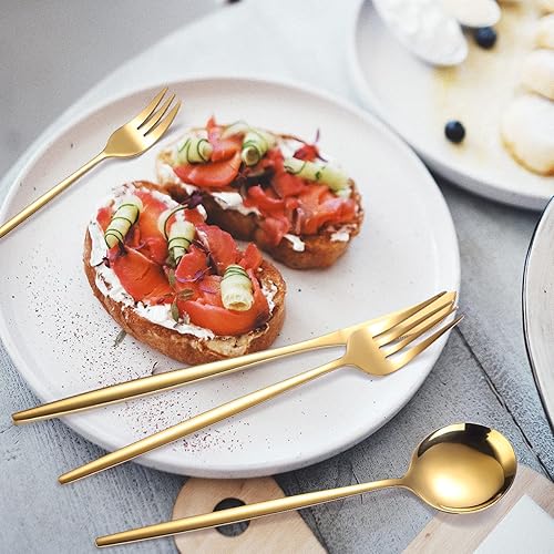 Miniatura 130 de AARainbow Juego de cubiertos de acero inoxidable de 8 piezas, portátil, reutilizable, juego de utensilios de viaje, incluye palillos, cuchillo