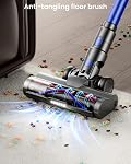 Cordless Vacuum Cleaner, 650W 55KPA 70Mins Stick Vacuum with Touch Screen, Anti-Tangle, Self-Standing Vacuum Cleaners, Rechargeable, Wireless Vacuum for Pet Hair, Hard Floors, Carpet