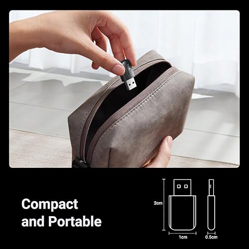 Miniatura 7 de UGREEN Adaptador WiFi para PC de Escritorio, Adaptador USB WiFi 6 AX900 con Banda Dual 5GHz/2.4GHz, Controlador Incorporado para Windows 10/11