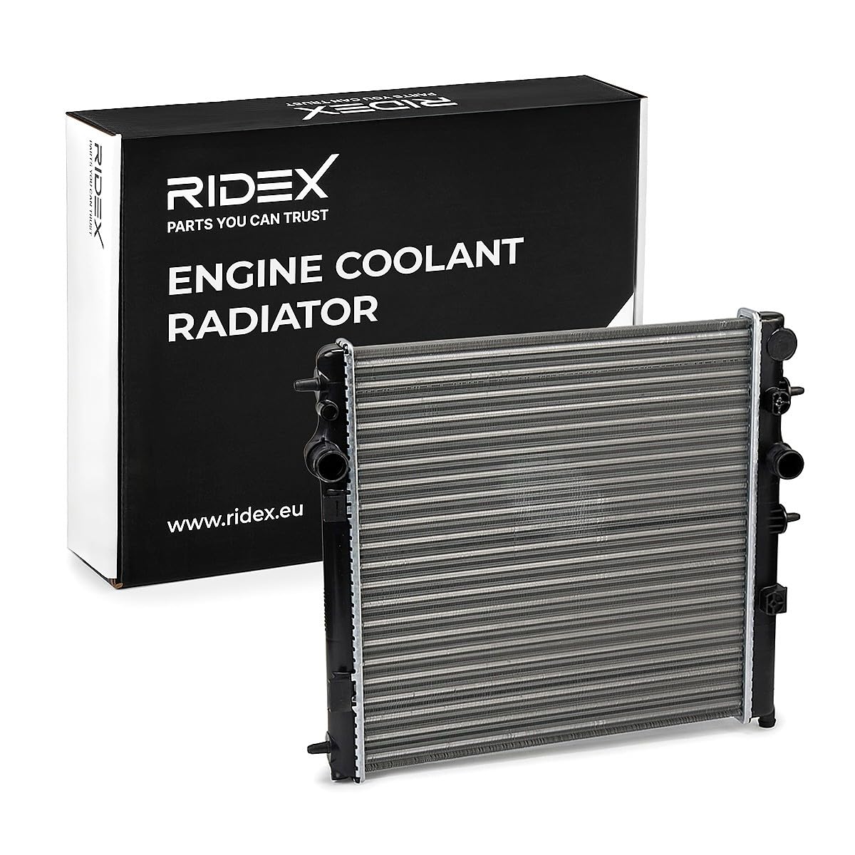 RIDEX 470R1058 Radiateur du moteur Compatible avec PEUGEOT 207 3/5 portes WA, WC Essence Diesel