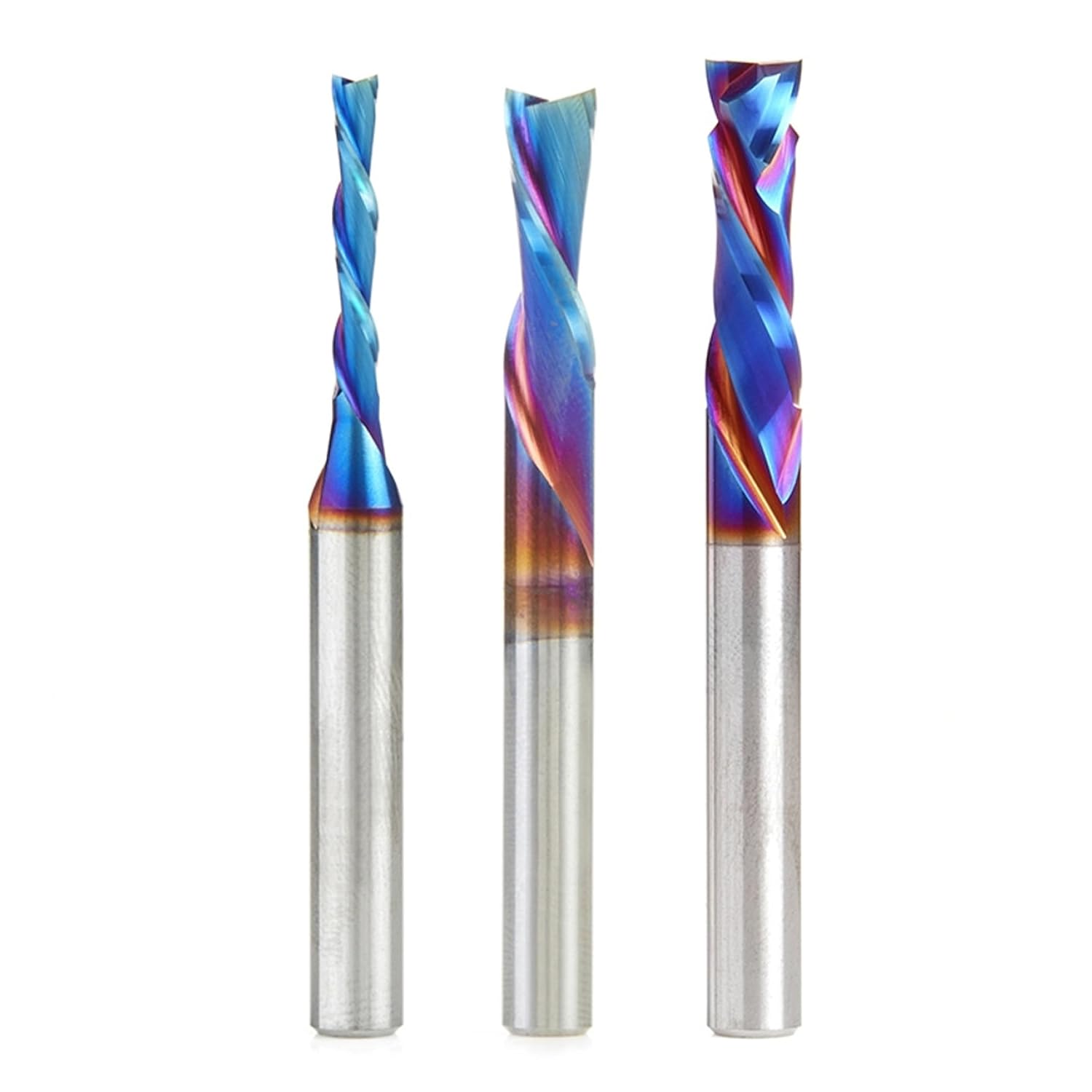 Amana Tool Spektra Extreme Tool Life Coated Solid Carbide Starter Router Bit Pack AMS-234-K 3-Pc, 1/4 Inch Shank