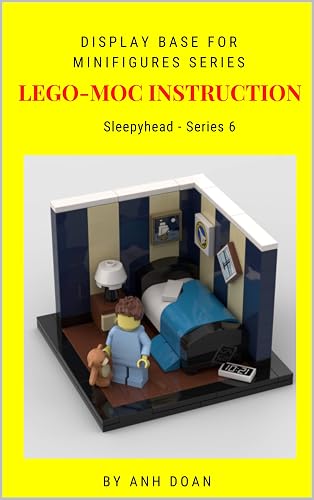 LEGO-MOC INSTRUCTION: DISPLAY BASE FOR MINIFIGURES SERIES: SLEEPYHEAD - SERIES 6 (English Edition)