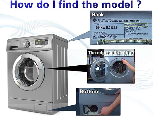 Miniatura 8 de 6877ER1016F 6501KW2002A para arnés de cable de motor de lavadora LG para Kenmore y sensor Hall reemplaza 1364148, AH3530237, EA3530237, PS3530237,