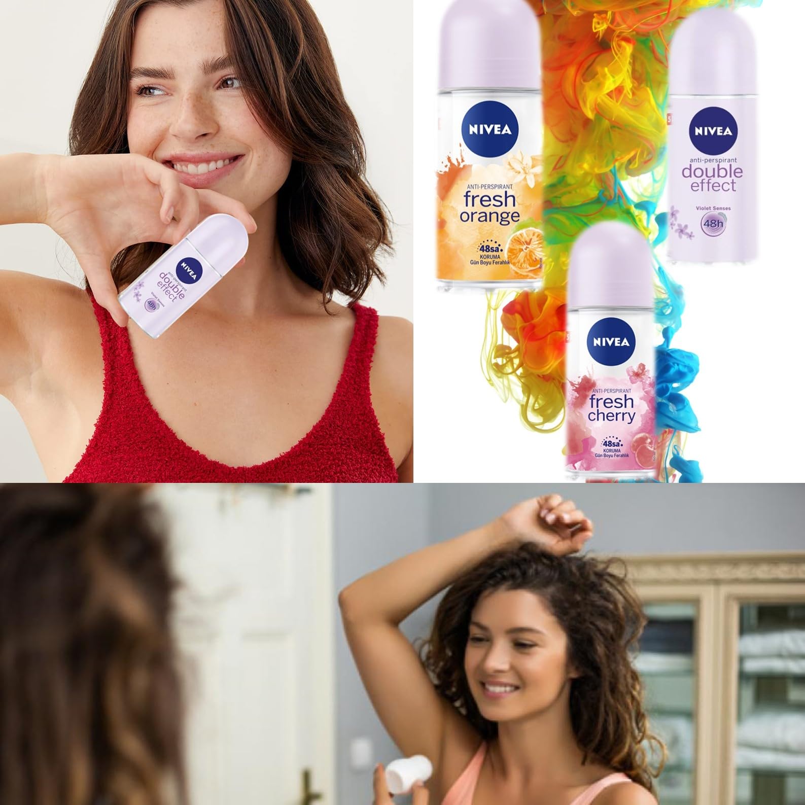 NIVEA Powder Touch Roll On 50 Ml 6'lı Avantaj Paket P07261