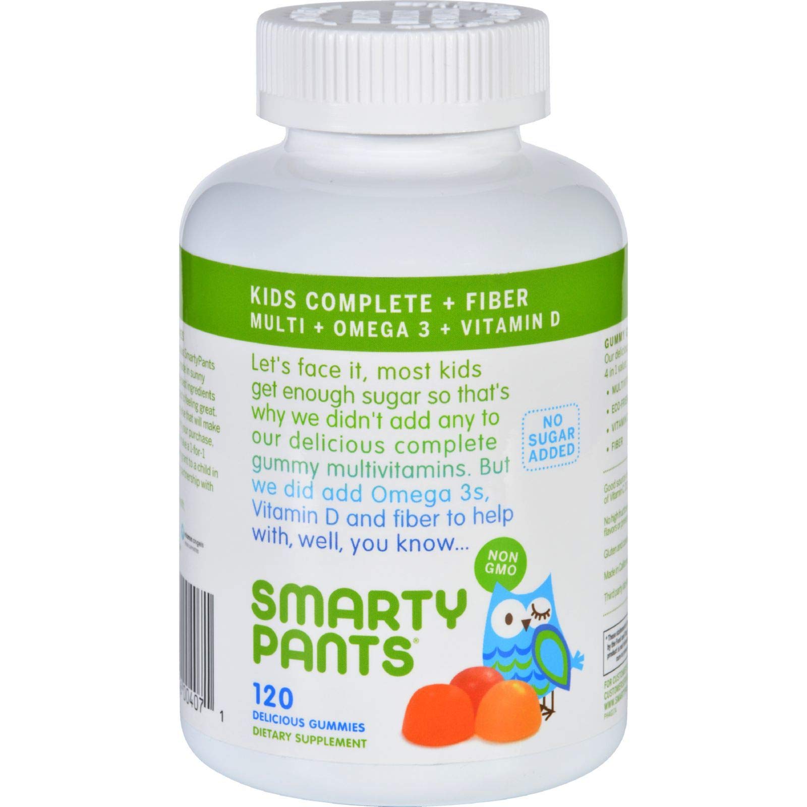 SmartyPantsMultivitamin - Kids Complete And Fiber Gummy - 120 Count