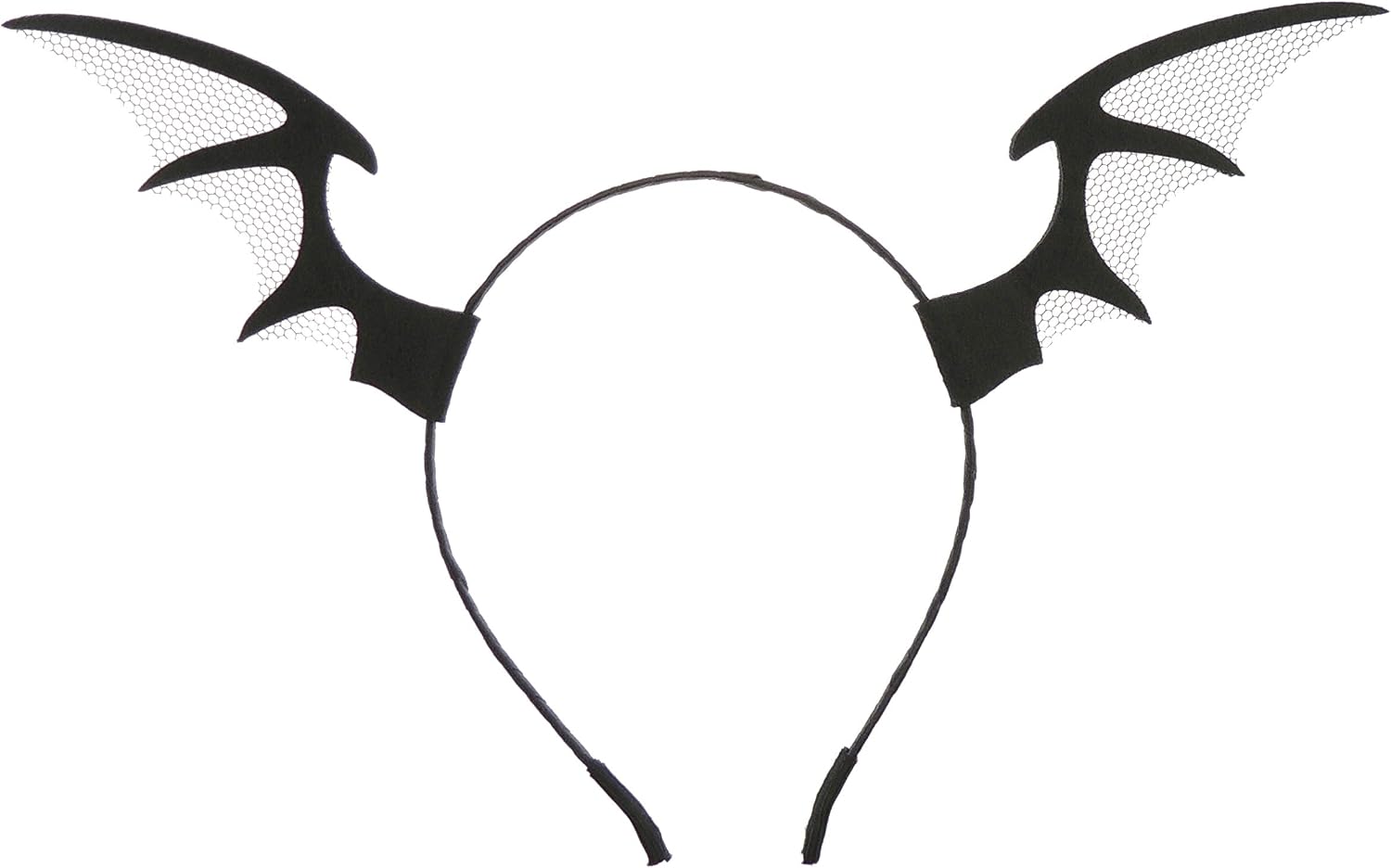 Womens Mens Fancy Dress Up Party Role School Play Costume Hen Do Halloween Deely Deeley Bopper Animal Headband Hairband Hair Alice Band Goth Steampunk Black Tulle Devil Horns Bat Ears Wings