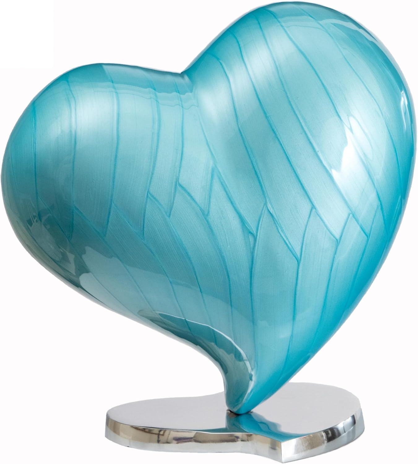 Urns for Ashes Memorial Funeral Cremation Adult Human Child Love Urns Decorative Heart (Purple, 10") RHM02-07