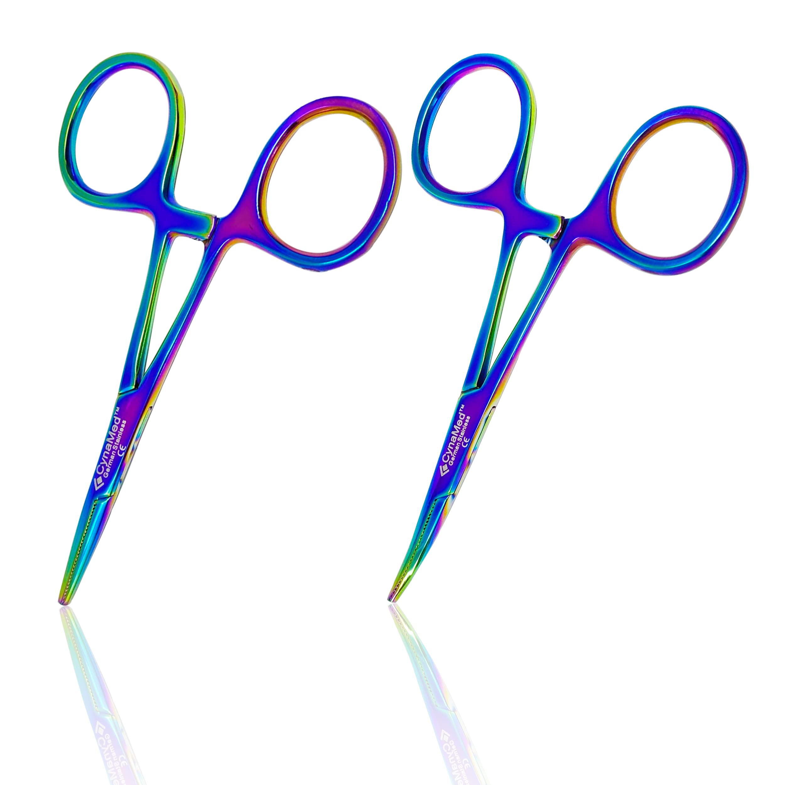 Cynamed Hemostatic Forceps - Multicolor Titanium Coating -7