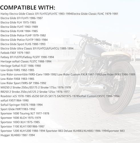 Miniatura 5 de MaySpare Interruptor de válvula de combustible para tanque de gasolina compatible con Harley Sportster Big Twin y tanques personalizados 1975-2006,