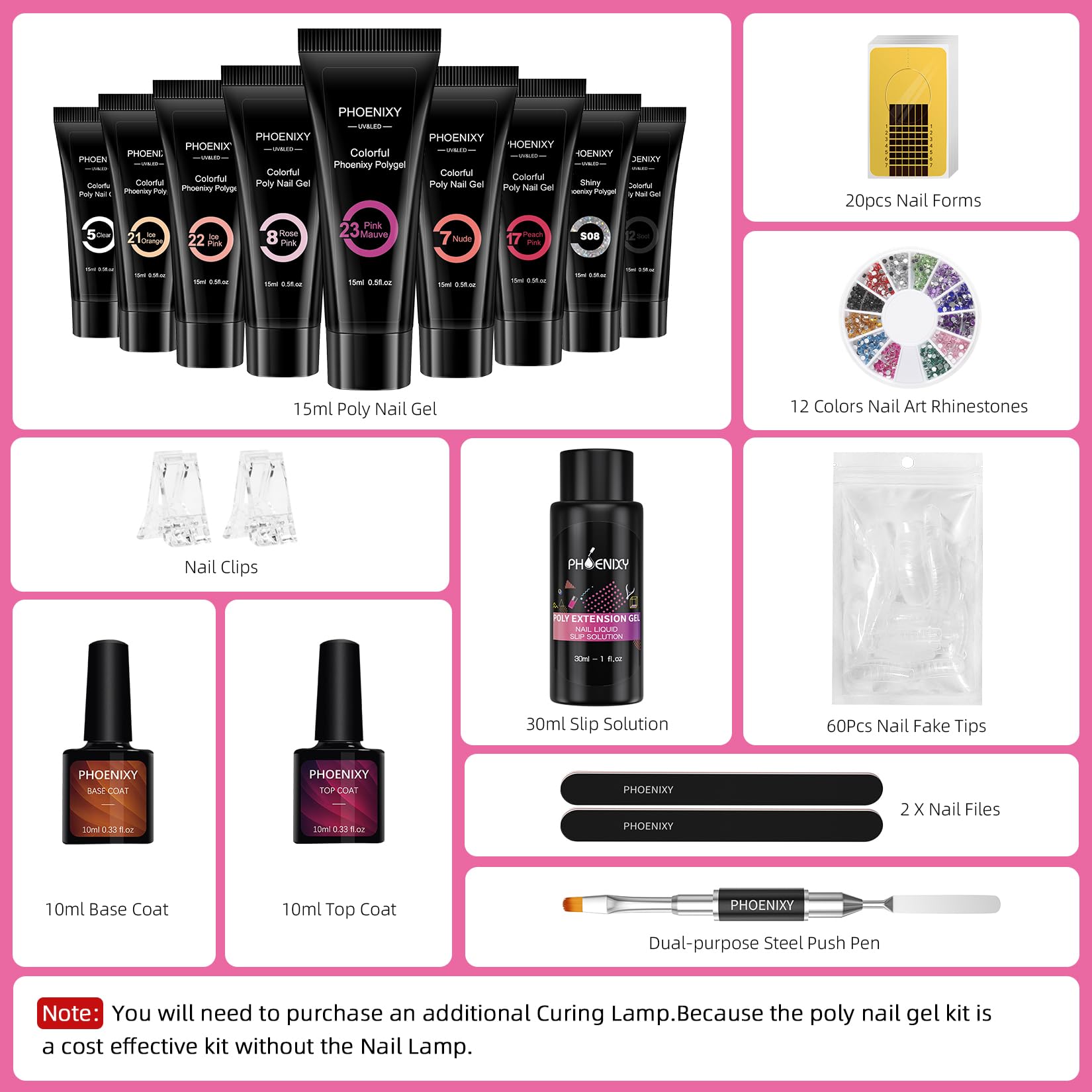 HS 2023 Luminous Acrylic Gel Extension Full Private Label OEM Wholesale