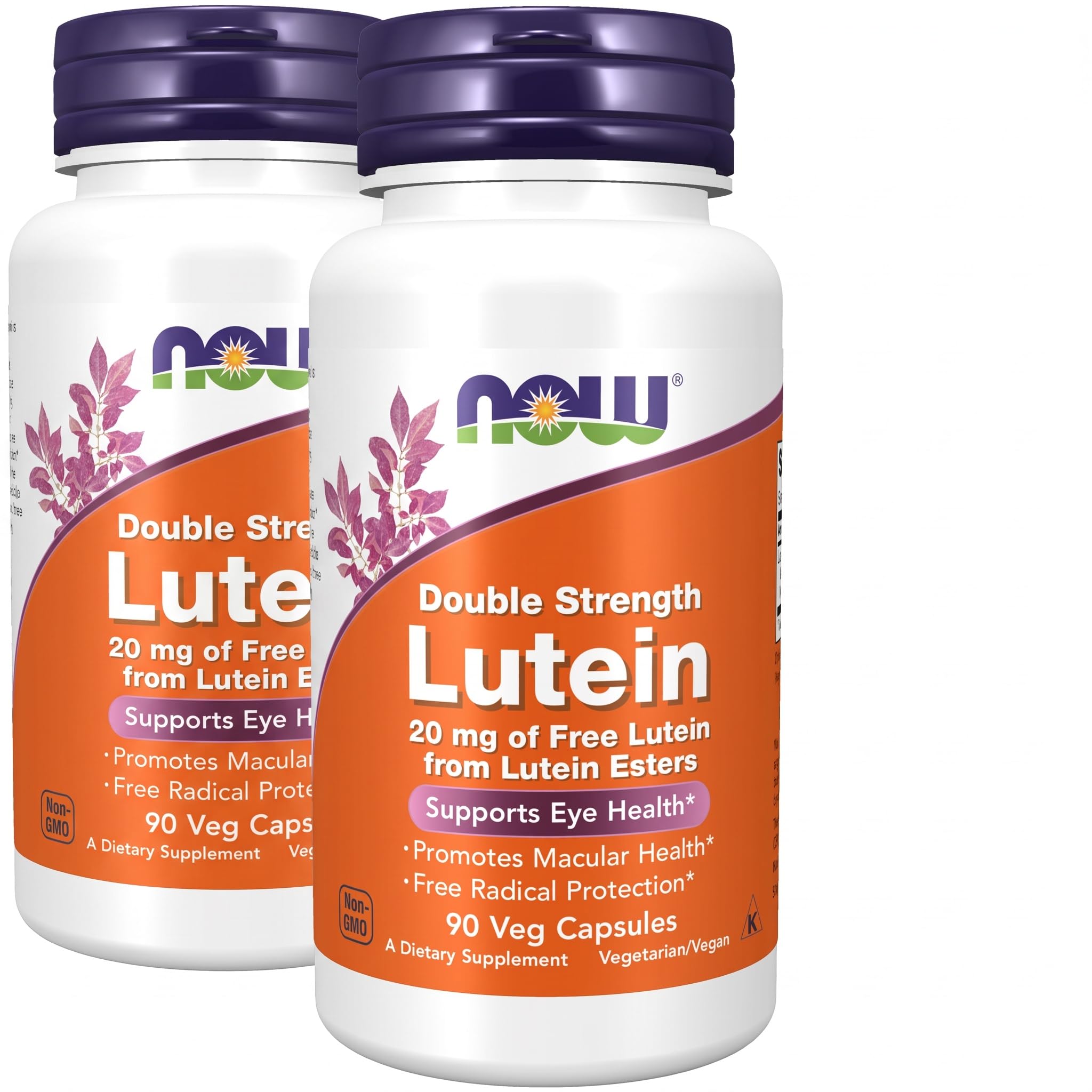 NOW Supplements, Lutein with 20 mg of Free Lutein, 90 Veg Caps — Amazon image 8