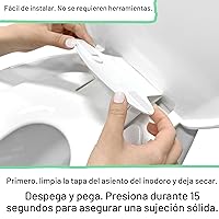 Vista 5 de Ingenuity: Asiento de orinal Flip & Sit de Ingenuity (Blanco) – Asiento de entrenamiento para orinal fácil de instalar y quitar que se acopla al