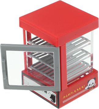 Mini Insulated Bakery Case Miniature Food Display Cabinet Plastic Counter Doll House Miniature Decorative