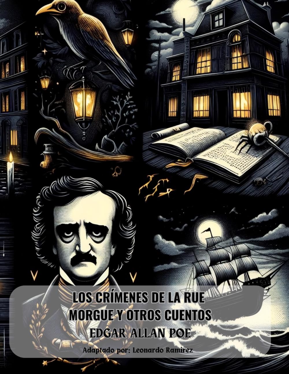 Los Crímenes De La Rue Morgue Y Otros Cuentos: El Escarabajo De Oro, El Corazón Delator, El Cuervo Y Las Aventuras De Arthur Gordom Pym Las Obras De ... contemporáneo enfocado en jóvenes y adultos