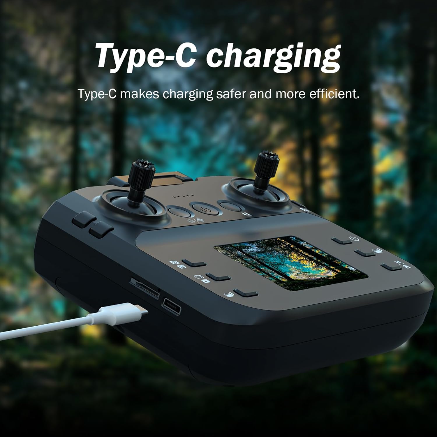 F417PRO Drone avec Caméra 1080P pour Adultes Enfants, Mini Drone avec Écran, Double Objectif 90°, LED, Flux Optique, Batterie Modulaire, Débutant, Décollage 1 Touche, Sans Tête, Flip 3D, Sacoche — vue 6