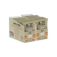 Vista 12 de KiZE Energy Bars - Barras energéticas de reemplazo de comidas con alto contenido de proteínas, a base de mantequilla de almendras, sin gluten, sin