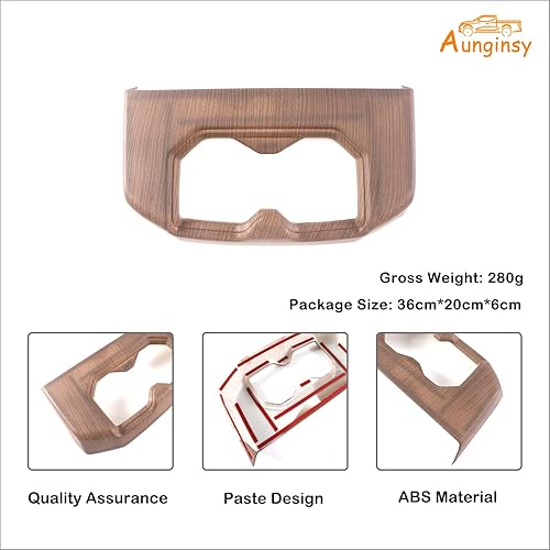 Vista 57 de Aunginsy Soporte para portavasos de asiento trasero central compatible con Toyota Tundra/Sequoia 2022-2024 2025 para consola central de fila trasera